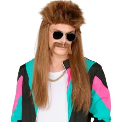 Redneck Parykk og Skjegg Sett