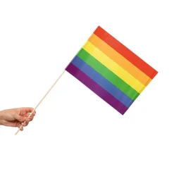 Regnbue Flagg på Pinne