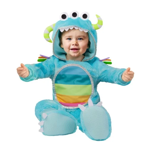 Regnbue Monster Babykostyme