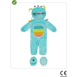 Regnbue Monster Babykostyme