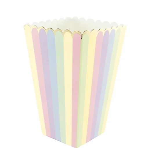 Regnbue Popcornbegre Gull og Pastell