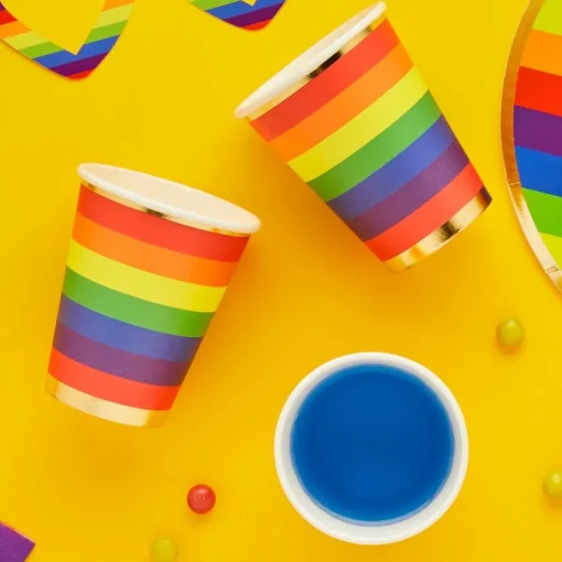 Regnbue Pride Pappkrus