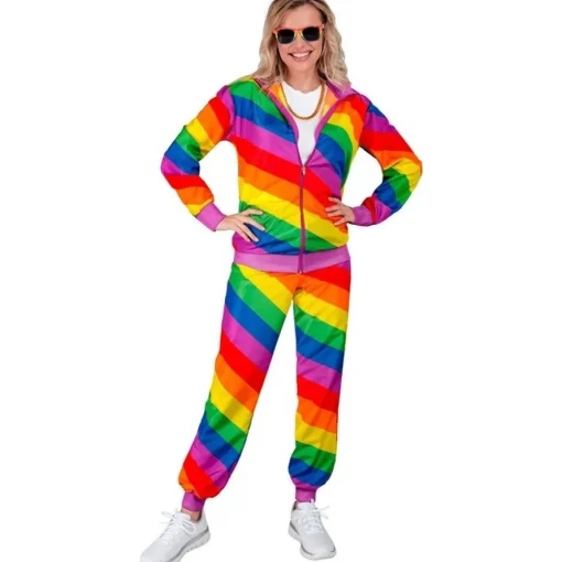 Regnbuestriper Treningsdress Kostyme