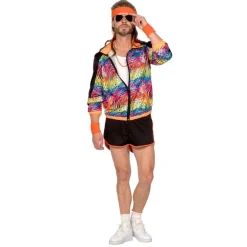 Retro Regnbue Treningsdrakt