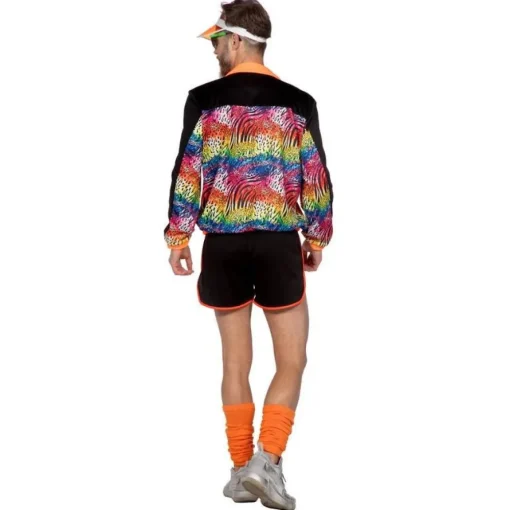 Retro Regnbue Treningsdrakt