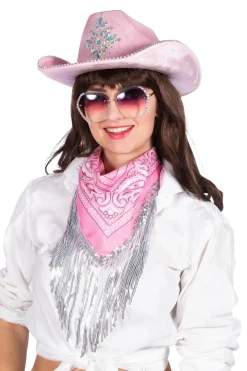 Rhinstein Cowboyhatt Lyserosa
