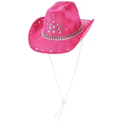 Rhinstein Cowboyhatt Rosa