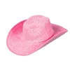 Rhinsten Cowboyhatt Rosa
