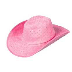 Rhinsten Cowboyhatt Rosa