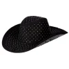 Rhinsten Cowboyhatt Svart