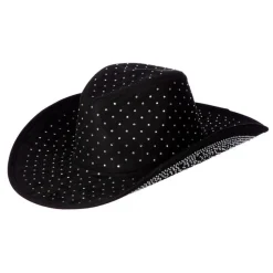 Rhinsten Cowboyhatt Svart