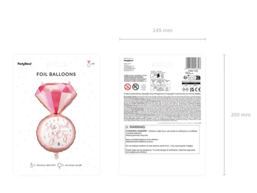 Ring Folieballong