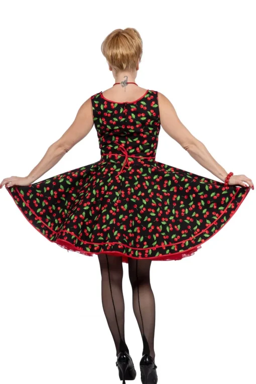 Rockabilly Kirsebær Kjole