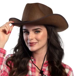 Rodeo Cowboy Hatt Brun