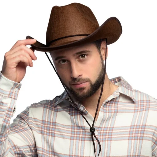 Rodeo Cowboy Hatt Brun