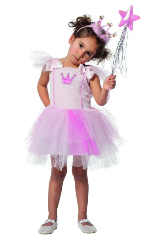 Rosa Ballerina Barnekostyme