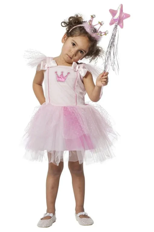 Rosa Ballerina Barnekostyme