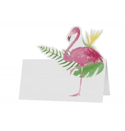 Rosa Flamingo Bordkort