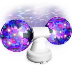 Roterende Diskokule Lampe