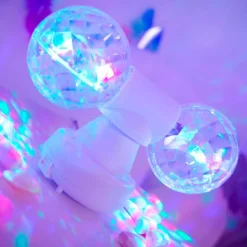 Roterende Diskokule Lampe