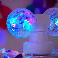 Roterende Diskokule Lampe