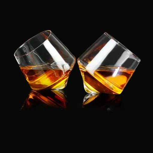 Rullende Whisky Glass