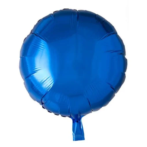 Rund Folieballong Blå