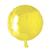 Rund Folieballong Gul