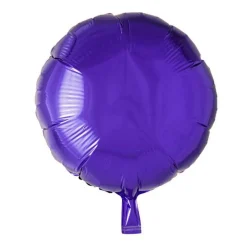 Rund Folieballong Lilla