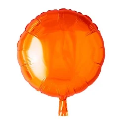 Rund Folieballong Oransje