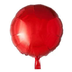 Rund Folieballong Rød
