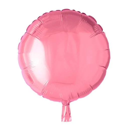 Rund Folieballong Rosa