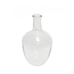 Rund Glassvase Gjennomsiktig