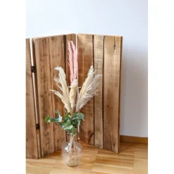 Rund Glassvase Gjennomsiktig