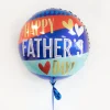 Rund Happy Fathers Day Folieballong