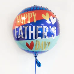 Rund Happy Fathers Day Folieballong