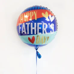 Rund Happy Fathers Day Folieballong