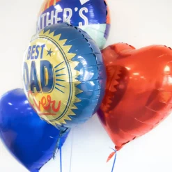 Rund Happy Fathers Day Folieballong