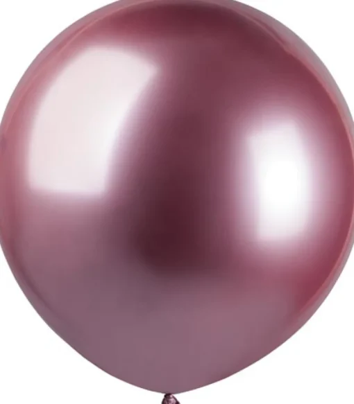 Runde Krom Ballonger Rosa