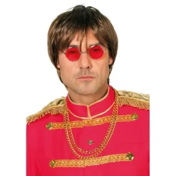 Runde Lennon Briller Rød