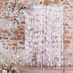 Ruscus Blader Backdrop Hvit
