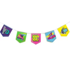 80s Pop Flaggbanner