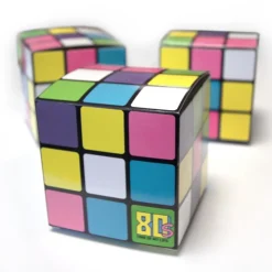 80s Rubiks Kube Bordpynt