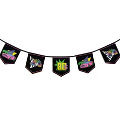 80s Time Of My Life Flaggbanner