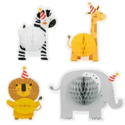 Safari Party Honeycomb Figurer
