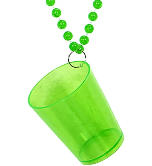 Saint Patrick's Shotglass Neongrønn