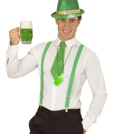Saint Patrick's Shotglass Neongrønn