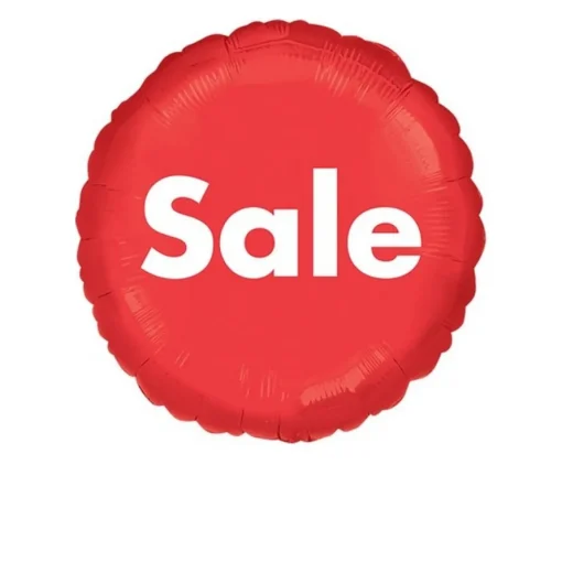 Sale Folieballong Rød