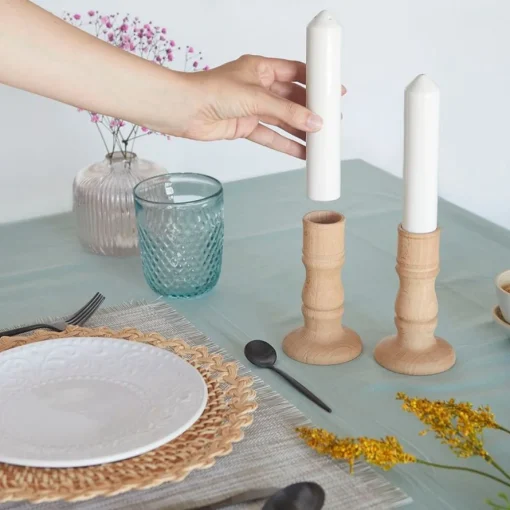 Salt og Pepper Sett Lysestaker