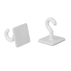 Selvklebende Plastkroker